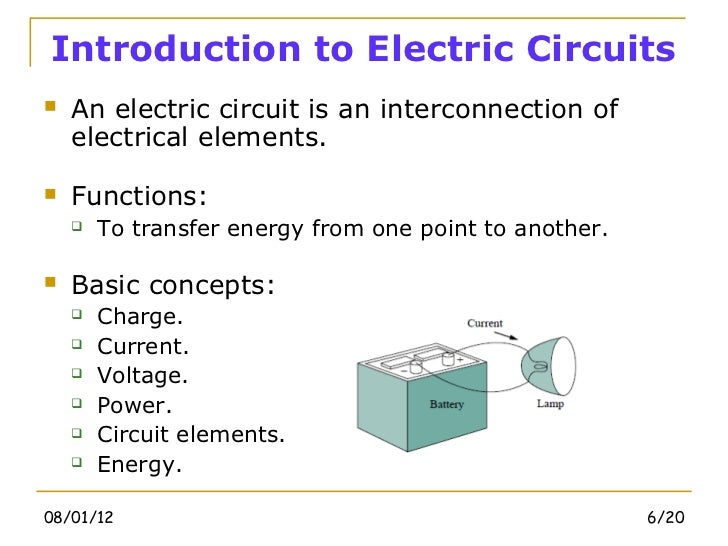 electric circuits chapter 1 basic concept